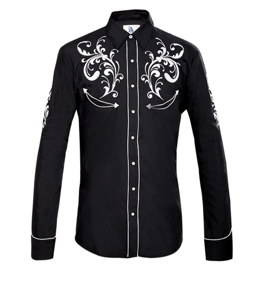 Camisa Rafael Amaya Western Style Blanco 082CA01