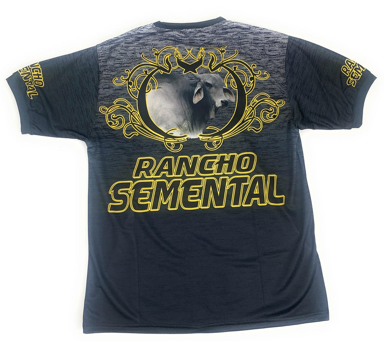 Camiseta Rancho Semental Black & Yellow